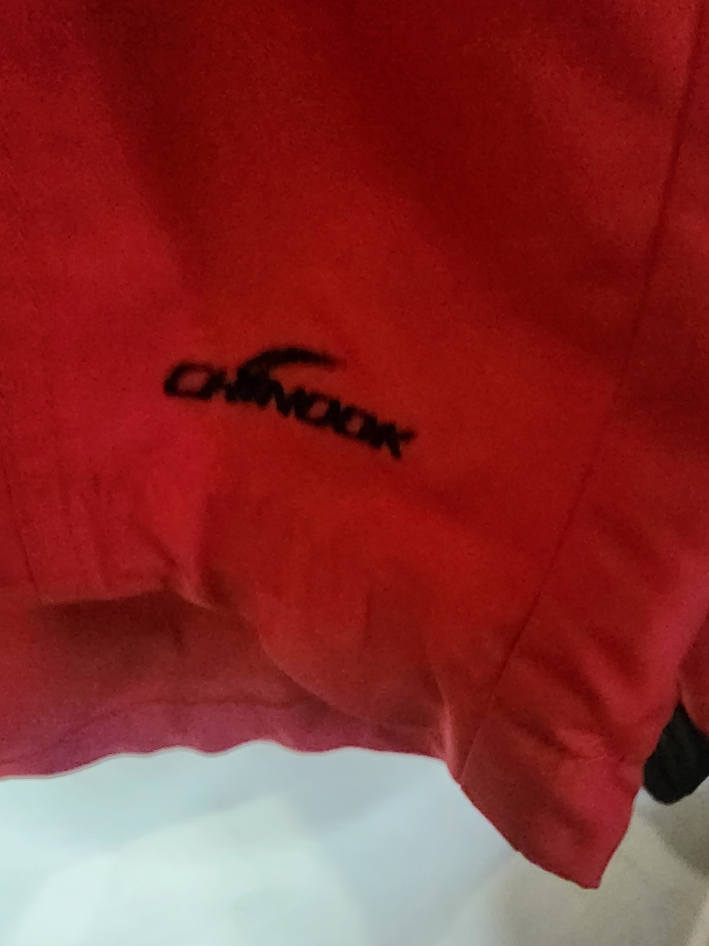 Descente Red Performance Zip Jacket with Black Trim - Picture 11 of 13